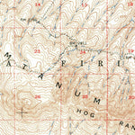 United States Geological Survey Black Rock Spring, WA (1953, 62500-Scale) digital map
