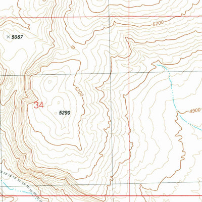 United States Geological Survey Black Rock Springs, OR (1981, 24000-Scale) digital map