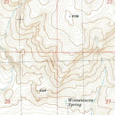 United States Geological Survey Black Rock Springs, OR (1981, 24000-Scale) digital map