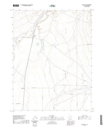 United States Geological Survey Black Rock, UT (2023, 24000-Scale) digital map