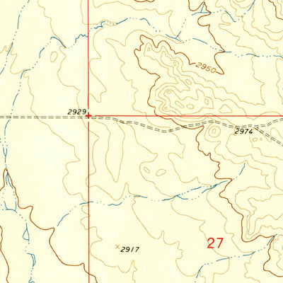 United States Geological Survey Black Sea Reservoir, MT (1960, 24000-Scale) digital map