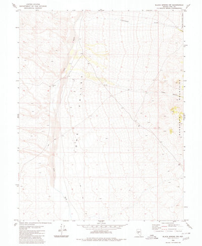United States Geological Survey Black Spring NW, NV (1980, 24000-Scale) digital map