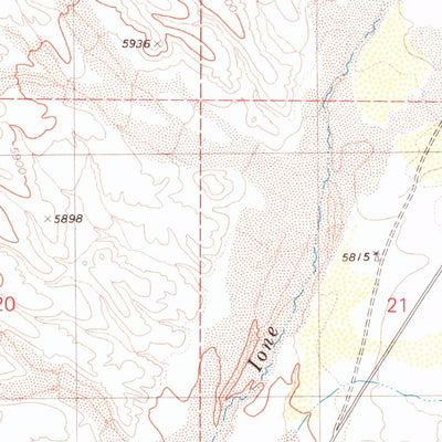 United States Geological Survey Black Spring NW, NV (1980, 24000-Scale) digital map