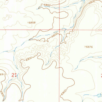 United States Geological Survey Black Spring Reservoir, WY (1964, 24000-Scale) digital map