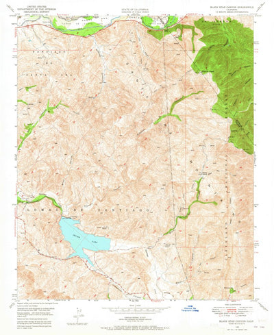United States Geological Survey Black Star Canyon, CA (1949, 24000-Scale) digital map