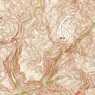 United States Geological Survey Black Star Canyon, CA (1967, 24000-Scale) digital map