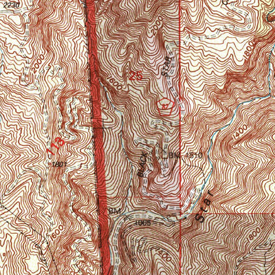 United States Geological Survey Black Star Canyon, CA (1997, 24000-Scale) digital map