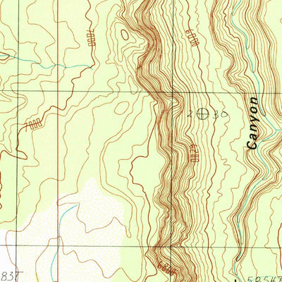 United States Geological Survey Black Steer Canyon, UT (1987, 24000-Scale) digital map