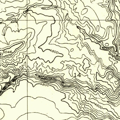 United States Geological Survey Black Table, UT (1952, 24000-Scale) digital map