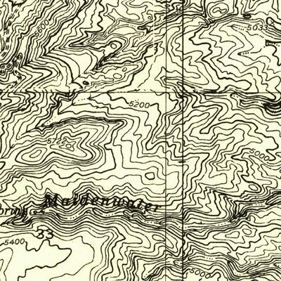 United States Geological Survey Black Table, UT (1952, 24000-Scale) digital map