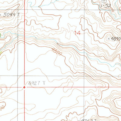 United States Geological Survey Black Table, UT (1987, 24000-Scale) digital map