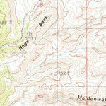 United States Geological Survey Black Table, UT (1987, 24000-Scale) digital map