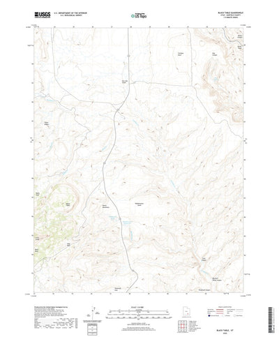 United States Geological Survey Black Table, UT (2020, 24000-Scale) digital map