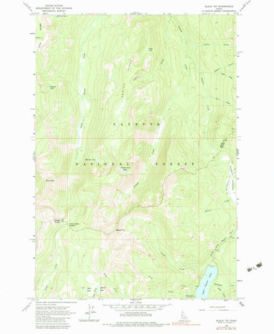 United States Geological Survey Black Tip, ID (1963, 24000-Scale) digital map