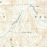 United States Geological Survey Black Top Mountain, NM (1948, 62500-Scale) digital map