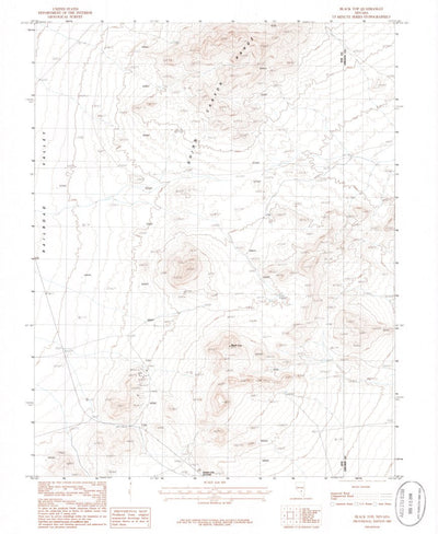 United States Geological Survey Black Top, NV (1985, 24000-Scale) digital map