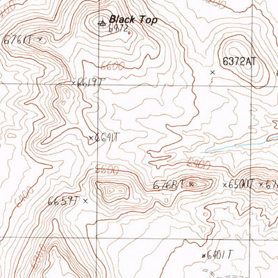 United States Geological Survey Black Top, NV (1985, 24000-Scale) digital map