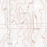 United States Geological Survey Black Warrior Peak, NV (1986, 24000-Scale) digital map