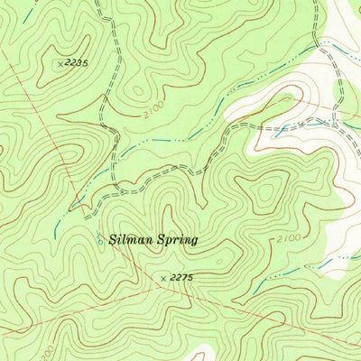 United States Geological Survey Black Waterhole, TX (1971, 24000-Scale) digital map