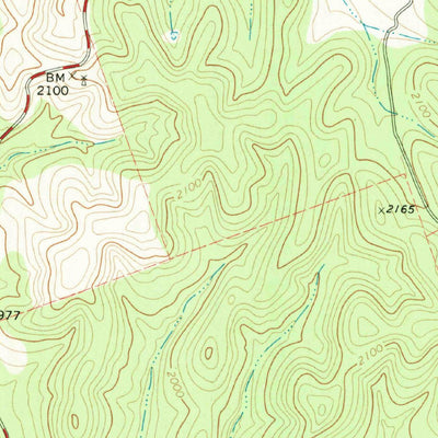 United States Geological Survey Black Waterhole, TX (1971, 24000-Scale) digital map