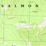 United States Geological Survey Blackbird Creek, ID (1989, 24000-Scale) digital map