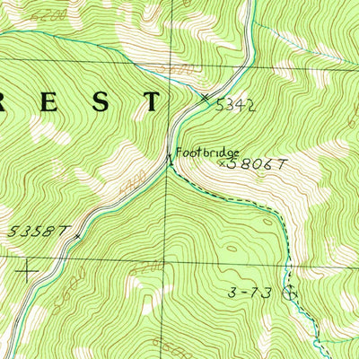 United States Geological Survey Blackbird Creek, ID (1989, 24000-Scale) digital map