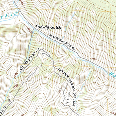 United States Geological Survey Blackbird Creek, ID (2020, 24000-Scale) digital map