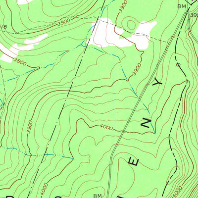 United States Geological Survey Blackbird Knob, WV (1967, 24000-Scale) digital map