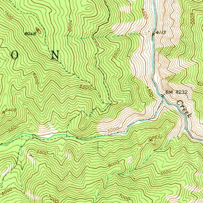 United States Geological Survey Blackbird Mountain, ID (1950, 62500-Scale) digital map