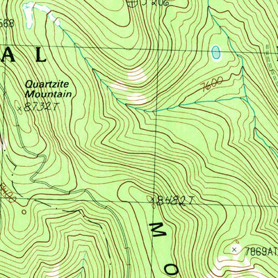 United States Geological Survey Blackbird Mountain, ID (1989, 24000-Scale) digital map