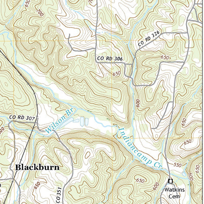 United States Geological Survey Blackburn, AL (2020, 24000-Scale) digital map