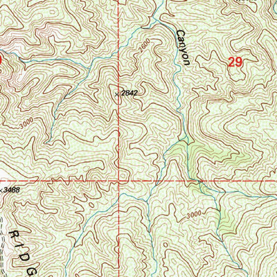 United States Geological Survey Blackburn Canyon, CA (1996, 24000-Scale) digital map