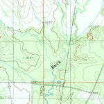 United States Geological Survey Blackburn, LA (1986, 24000-Scale) digital map