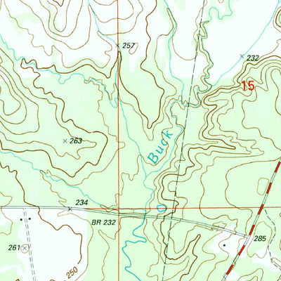 United States Geological Survey Blackburn, LA (2003, 24000-Scale) digital map