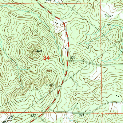 United States Geological Survey Blackburn, LA (2003, 24000-Scale) digital map