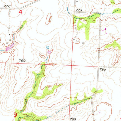 United States Geological Survey Blackburn, MO (1953, 24000-Scale) digital map