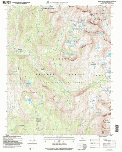 United States Geological Survey Blackcap Mountain, CA (2004, 24000-Scale) digital map