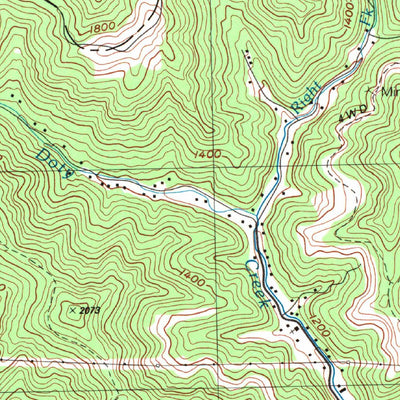 United States Geological Survey Blackey, KY (1992, 24000-Scale) digital map