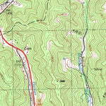 United States Geological Survey Blackey, KY (1992, 24000-Scale) digital map