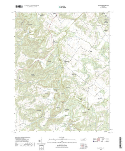 United States Geological Survey Blackford, KY (2022, 24000-Scale) digital map