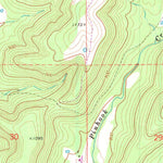 United States Geological Survey Blackgum, OK (1972, 24000-Scale) digital map
