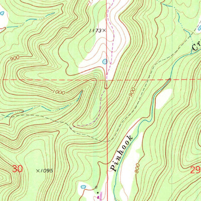 United States Geological Survey Blackgum, OK (1972, 24000-Scale) digital map