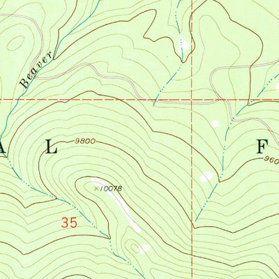 United States Geological Survey Blackhall Mountain, WY-CO (1961, 24000-Scale) digital map