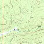 United States Geological Survey Blackhall Mountain, WY-CO (1961, 24000-Scale) digital map