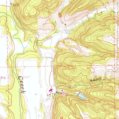 United States Geological Survey Blackhawk, IL-IA (1953, 24000-Scale) digital map