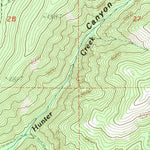 United States Geological Survey Blackhorse Canyon, WA (1985, 24000-Scale) digital map