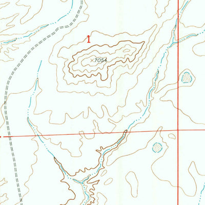 United States Geological Survey Blackjack Ranch, WY (1959, 24000-Scale) digital map