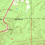 United States Geological Survey Blackjack Ridge, OK (1966, 24000-Scale) digital map