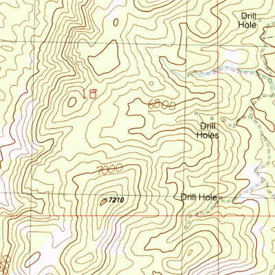 United States Geological Survey Blackjack Springs, NV (1990, 24000-Scale) digital map