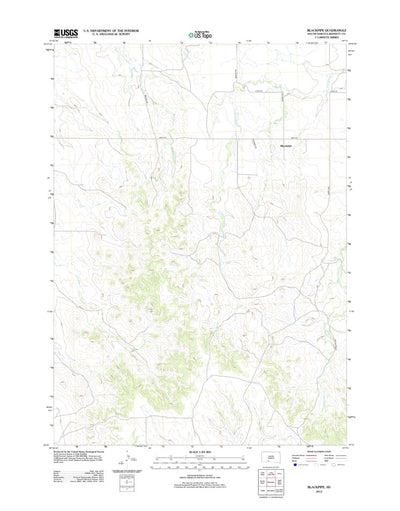 United States Geological Survey Blackpipe, SD (2012, 24000-Scale) digital map
